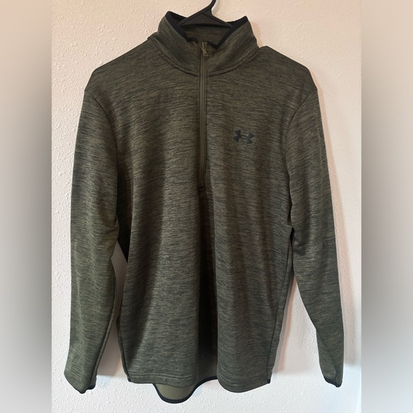 Under Armour Men’s Fleece 1/2 Zip Jacket - Picture 1 of 5